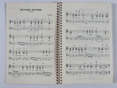 Vintage 70er Jahre Christliche Gottesdienstlieder Taschenbuch - Schrift Lobpreis - Bild 3 von 8