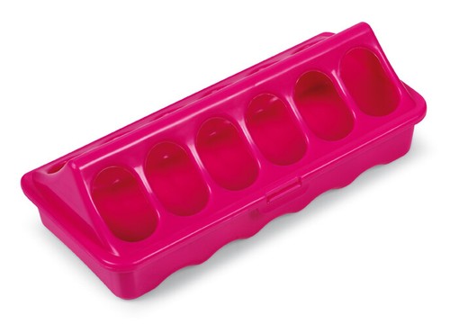 20cm CHICK TROUGH FEEDER/DRINKER, 5 PACK, UV STABLE PLASTIC(Pigeons QUAIL Birds) - Picture 4 of 5