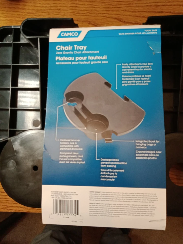SILLA CAMCO TRAY GRAVEDAD CERO 51834 Foto 3 de 3