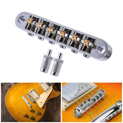 Tune-O-Matic Bridge Roller Saddle w/ Studs For Epiphone Les Paul Electric Guitar