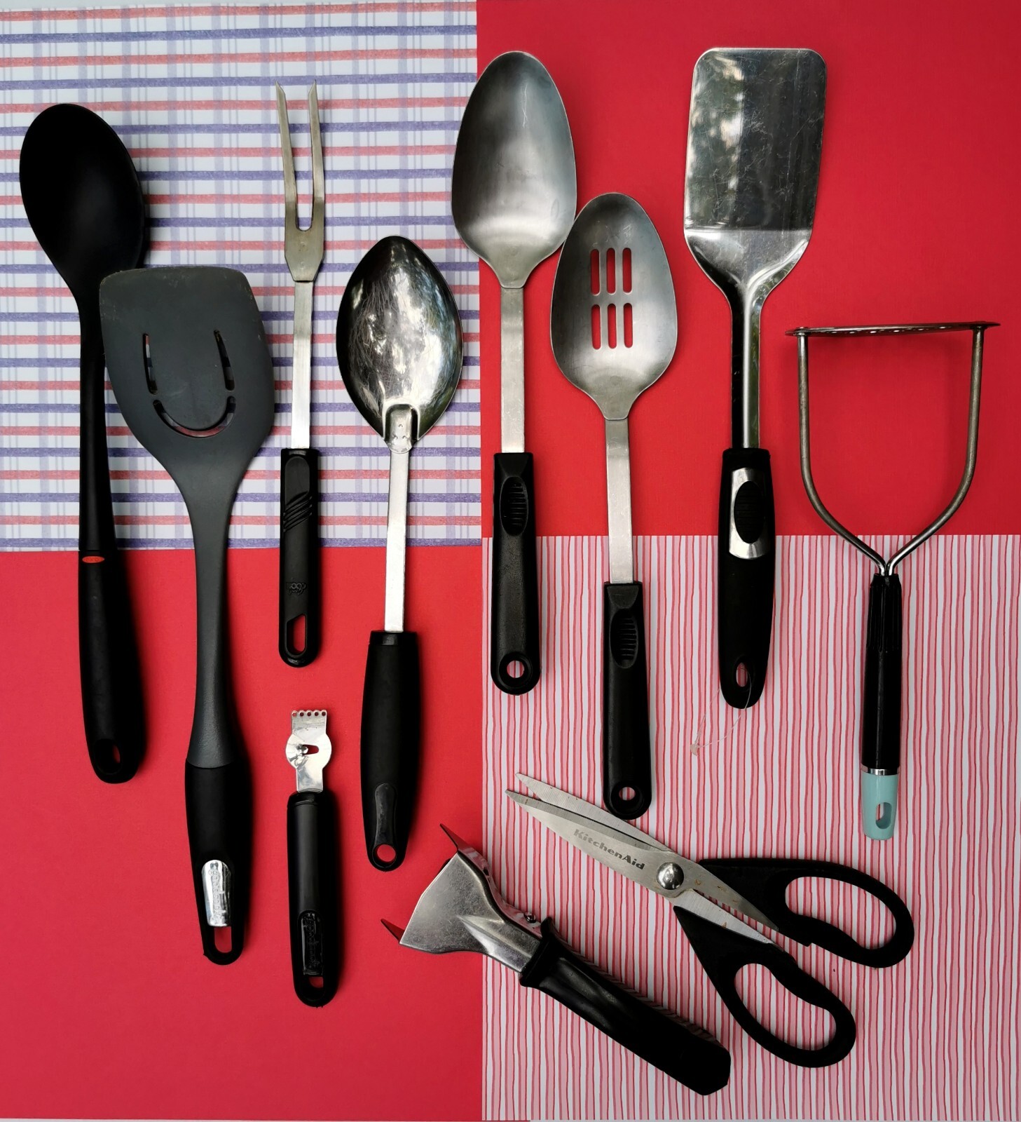 LOT OF 11 ~ Mixed Kitchen Tools & Utensils For Cooking & Serving ECKO Good Cook