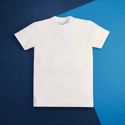 80STREET T-Shirt Unisex Basic 100% Cotone Jersey, Girocollo Con Parasudore, Cuciture Rinforzate, Made In Italy