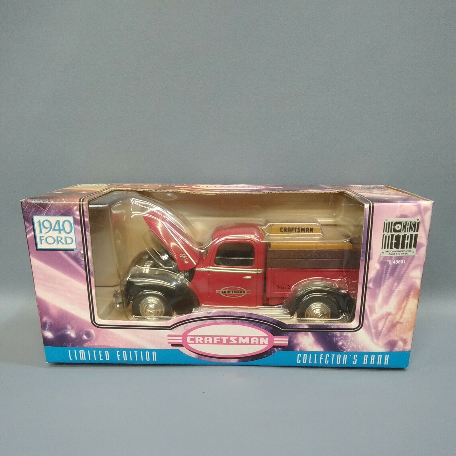 Excellence CRAFTSMAN 1940 FORD TRUCK DIECAST COLLECTOR'S 24 BANK in 1 Cash special price #2 se