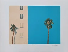 Eve Plumb, Signed Lithograph "Melrose Ave" 24" x 30", Jan Brady