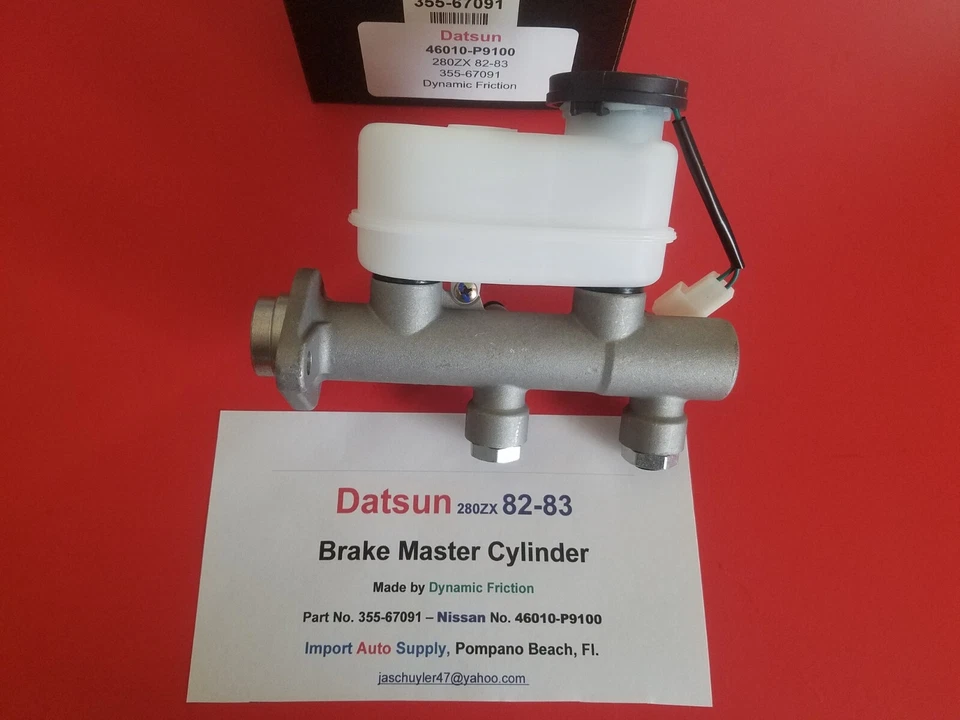 Cilindro maestro de freno con depósito para Datsun 280ZX 1982-1983 Foto 4 de 4
