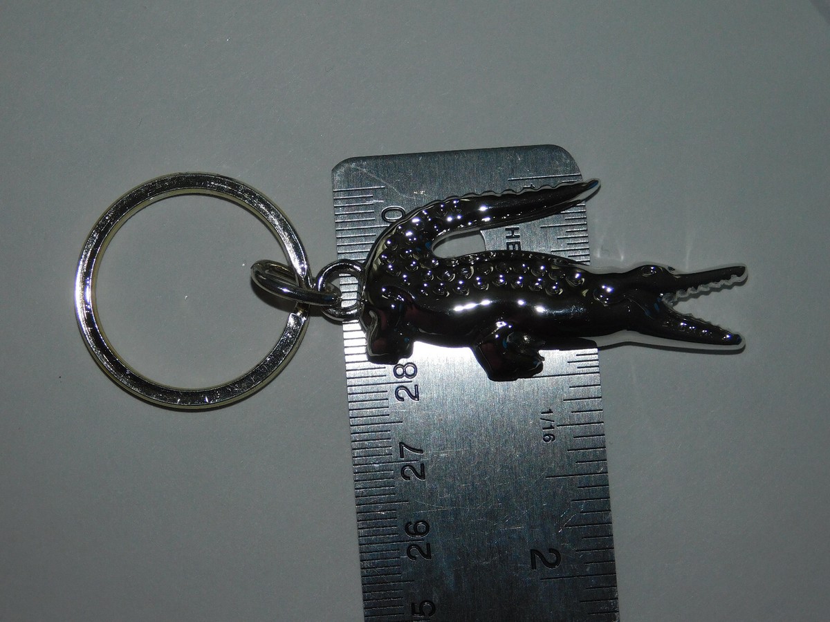 Set of 3 Lacoste Silver Crocodile Keychain Alligator | eBay