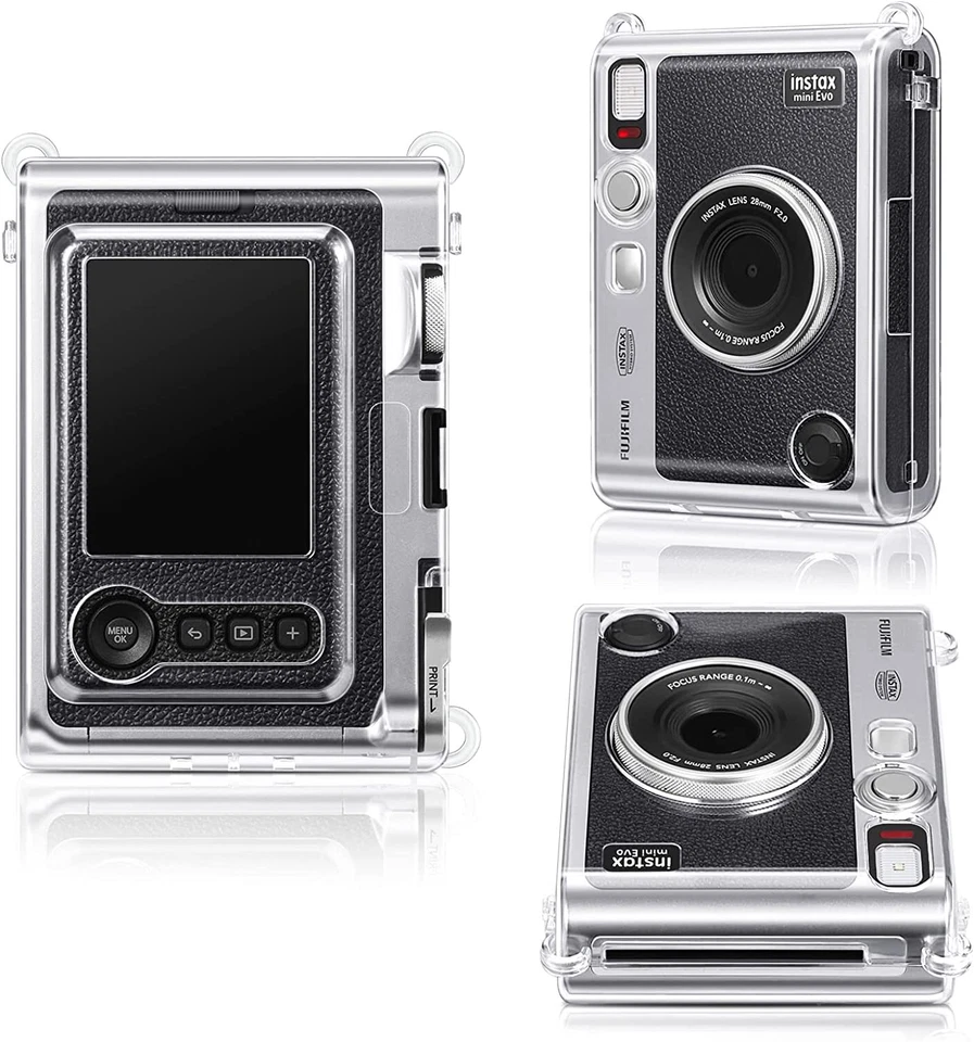 Protective Clear Case for Fujifilm Instax Mini EVO Camera Crystal Hard PVC Cover - Image 3 of 4