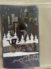 NEW Vtg 80s EZ Woven Patches sew on Jean jacket flair City scape NYC Central