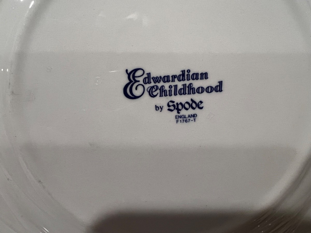 美品 Edwardian Childhood by Spode 英国製 プレート New Children's Plate & Bowl - Edwardian Childhood by SPODE England