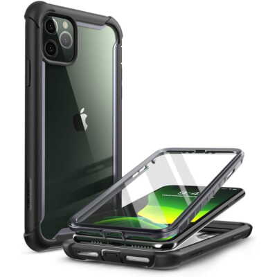 Handyhülle für iPhone 11 Pro Max SUPCASE Case Cover Futeral Hülle Tasche Schwarz