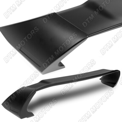 For 08-17 Mitsubishi Lancer Evolution X Unpainted Black Rear Trunk