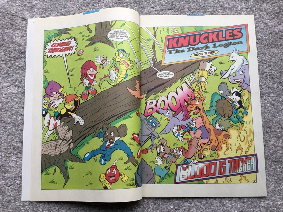 [Archie] Knuckles The Dark Legion #3 - Very Good Condition | eBay UK