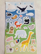 2 SHEETS ANIMALS STICKERS 1