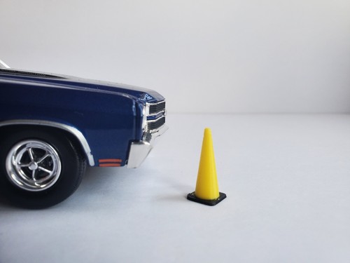Conos de tráfico 1/24 para RC, miniatura diecast construcción de automóviles carretera peatonal - Imagen 7 de 130