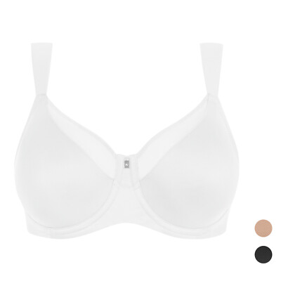 Triumph True Shape Sensation W01 - Minimizer Bügel-BH -  Weiss / Schwarz / Haut