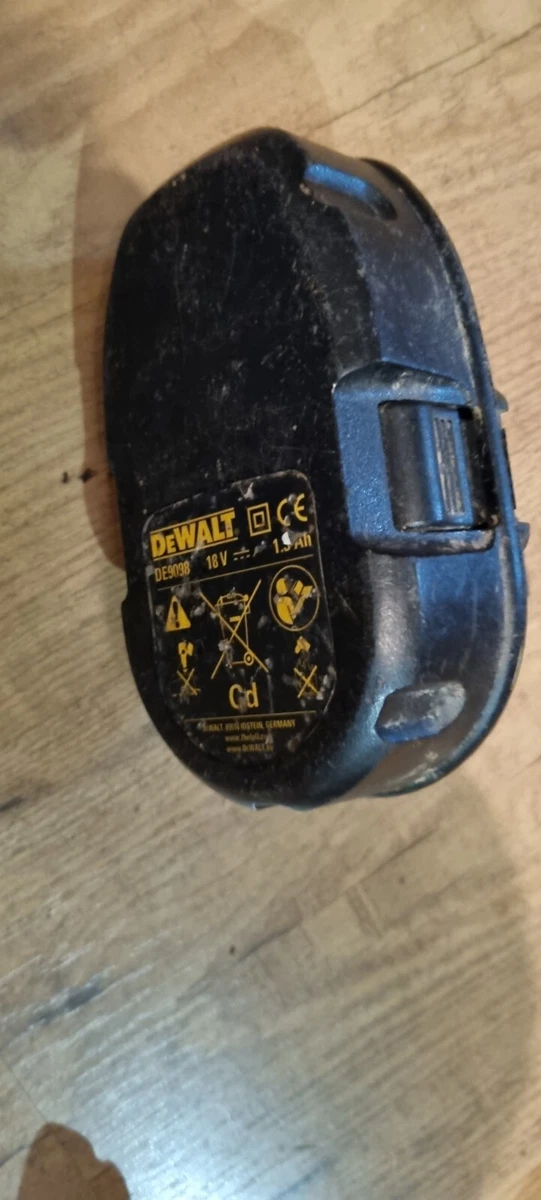 GENUINE DEWALT DE9098 18V BATTERY HiCd Hold Charge 1.3AH eBay