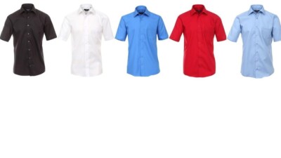 Casa Moda Mens Long Length Cutaway Collar Plain Formal Shirts in Multiple Colors