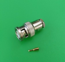 2 PKS BNC Male Clamp Connector for RG174/U RG179 RG316 LMR100 Cable-USA Seller