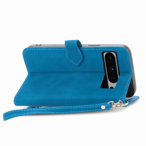 For Google Pixel 8 Pro/7a/6 Pro/5/4a Zipper Wallet Flip Holder Phone Case+Strap - Picture 34 of 41