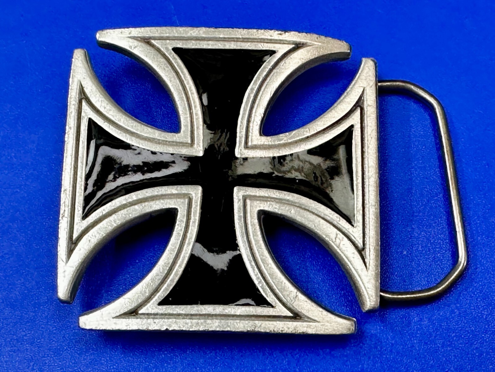 Celtic Crusader Knights Cross Fine Pewter 2000 Great American Belt Buckle-image