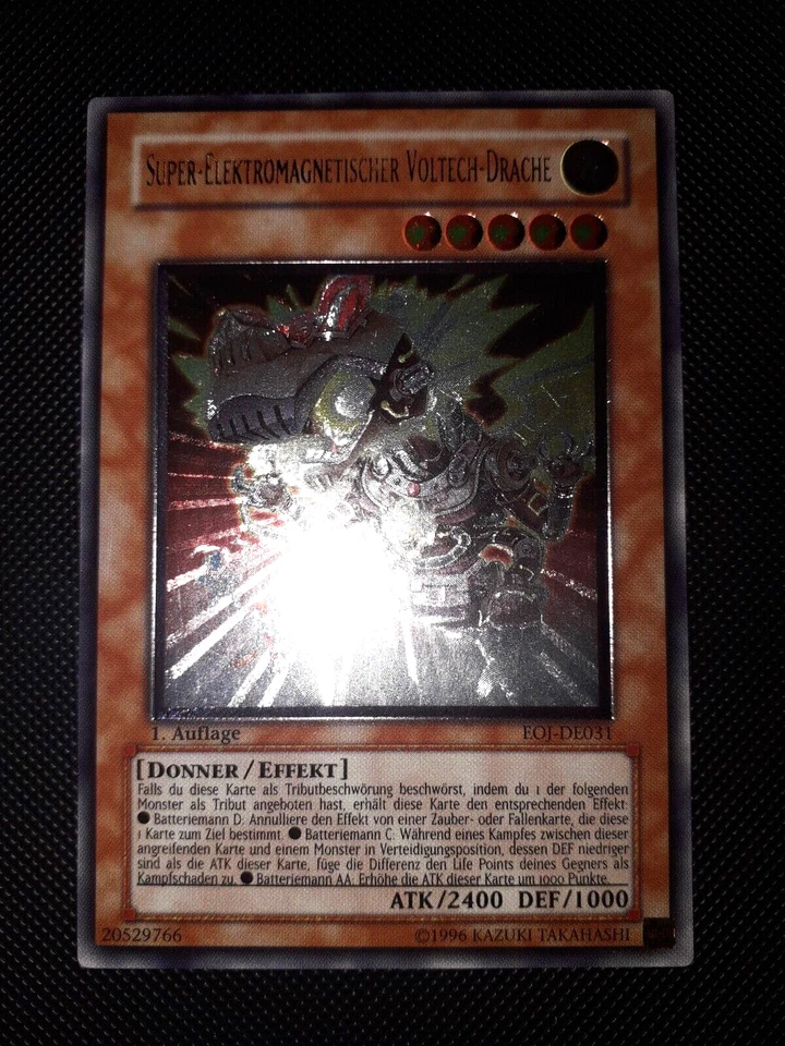 Yu-Gi-Oh! Super-Elektromagnetischer Voltech-Drache, EOJ-DE031, UMR, 1.A.,NM-EX - Bild 2 von 4