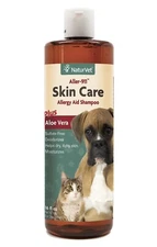 NaturVet ALLER-911  Skin Care Allergy Aid Shampoo Aloe Vera 16oz Cats & Dogs