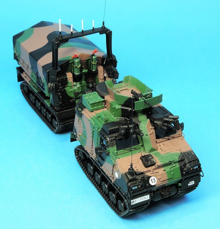 Tourelle PL80 Et Remorque Logistique VHM – Master Fighter 1/48 – Neuf