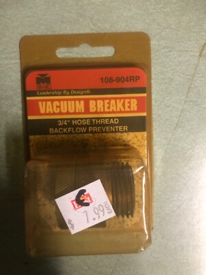 108-904RP Mueller Streamline Vacuum Breaker 3/4'' Hose Thread Backflow Preventer