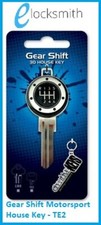Gear Stick Motorsport House Key Blank - TE2 Keyway - Collectable - Cars - Racing