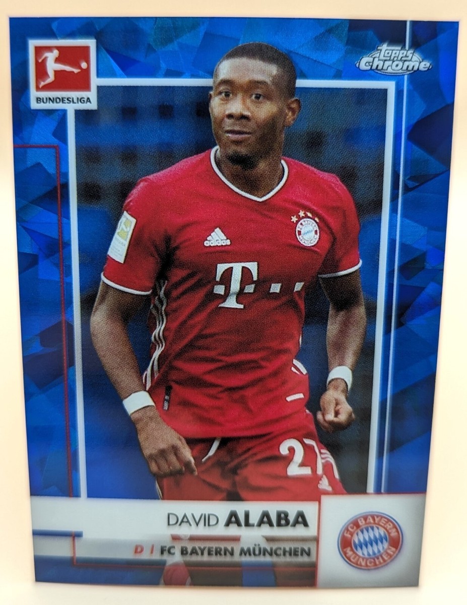2020-21 Topps Chrome Bundesliga Sapphire David Alaba #79 FC Bayern