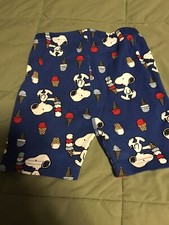 HANNA ANDERSSON "Peanuts" Blue boys 120cm.-US 6-7 bottom pj shorts
