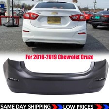 For 2016-2019 Chevrolet Cruze Rear Bumper Cover Primed Black Direct Fit For 2016-2019 Chevrolet Cruze Rear Bumper Cover Primed Black Direct Fit