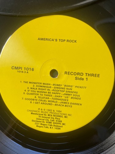 America's Top Rock (4 LP's) 1984 Chadwick Music Productions Inc. VG - Picture 5 of 11