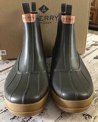 Chelsea Rubber Rain Boot Brown/Gum 