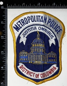 VINTAGE OBSOLETE Metropolitan Police Department DC District Of Columbia Patch