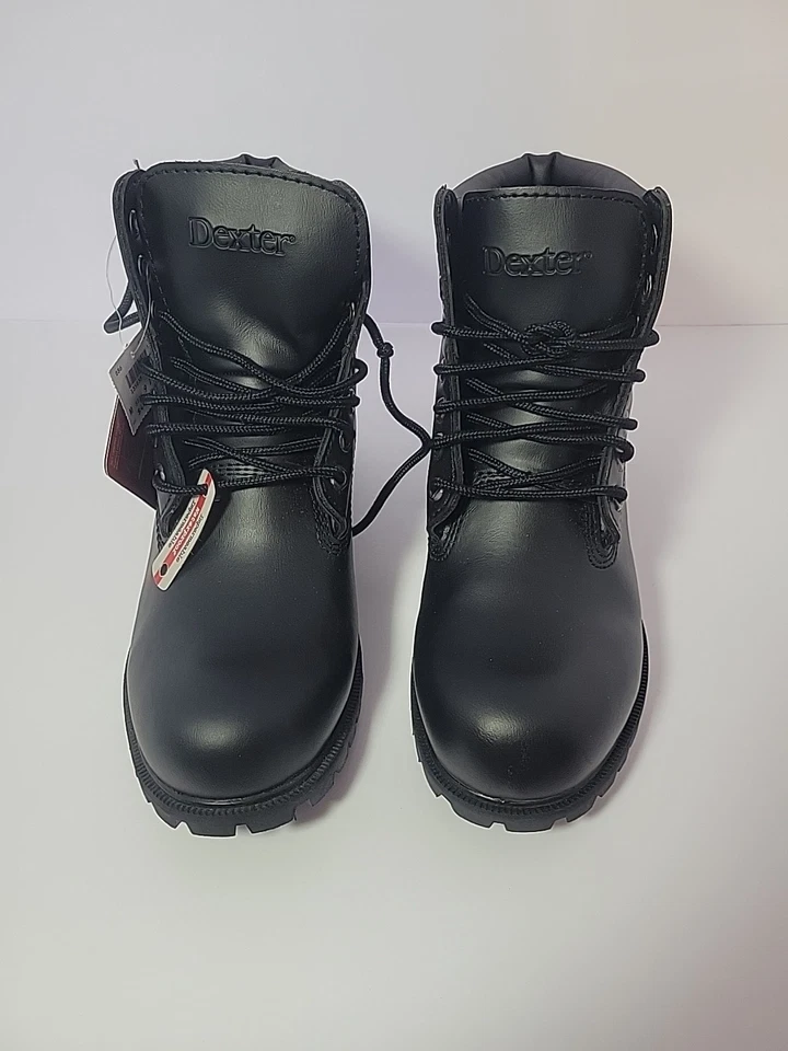 Botas de Trabajo Dexter, Para Hombre Talla 9.5 W Negras, Impermeables Nuevas Con Etiquetas Foto 2 de 4