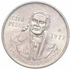 Photo of a 1977 Mexico 100 Pesos Silver from an eBay listing that sold on Jun 5, 2026