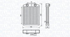 MAGNETI MARELLI Wärmetauscher Heizungskühler für Renault Clio IV 1.2 TCe 120