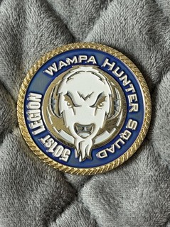 Moneda Desafío Legión 501 Star Wars Guarnición Central Escuadrón Wampa V3 Oro 