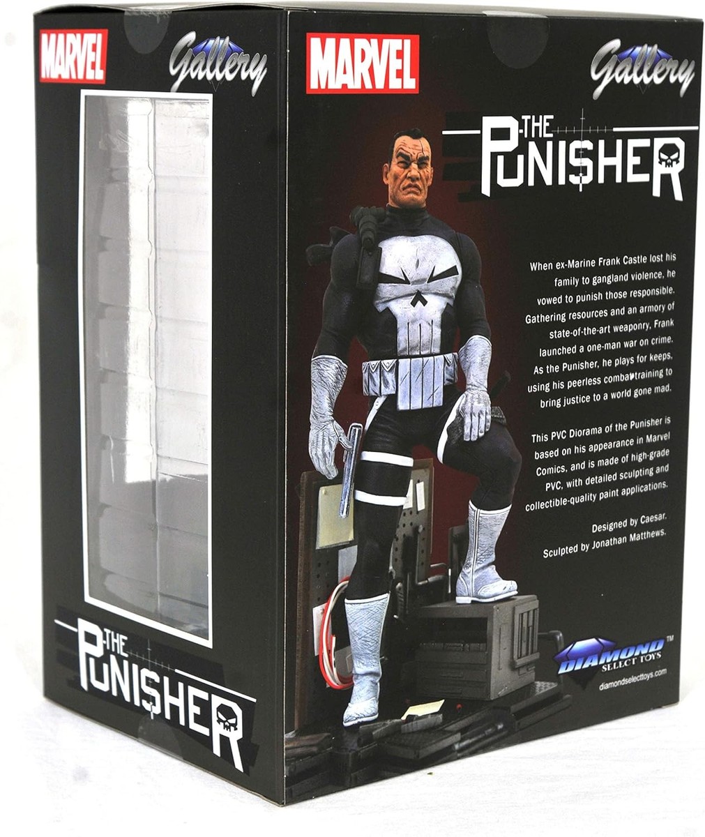 ダイアモンドセレクト PVCスタチュー マーベル・ギャラリー パニッシャー Amazon.com: Marvel Gallery Punisher PVC Figure, Multicolor