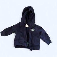 Navy blue simple joys hooded