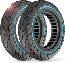 E-Scooter 2-Pack 10x2.125 Tubeless Tires Puncture-Resistant, Multi-Model Fit