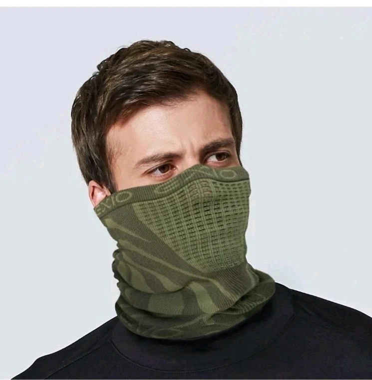 2 EXIO Winter Neck Warmer Gaiter. 1 in Green and 1 in Brown. NWT
