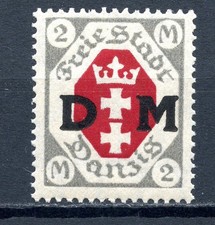 Danzig Dienst MiNr. 13 postfrisch