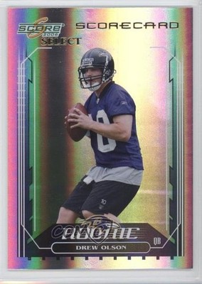 2006 Score Select Rookie Scorecard 97/100 Drew Olson #386 Rookie RC 0f6