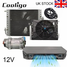 12V Car AC Unit Under Dash Truck Air Conditioner Scroll Compressor Evaporator