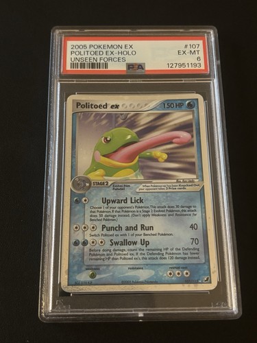 Politoed ex graded PSA 6 for sale on eBay