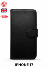 iPhone 17 Bookstyle PU Leather Wallet Case Card Holder Flip Stand Cover