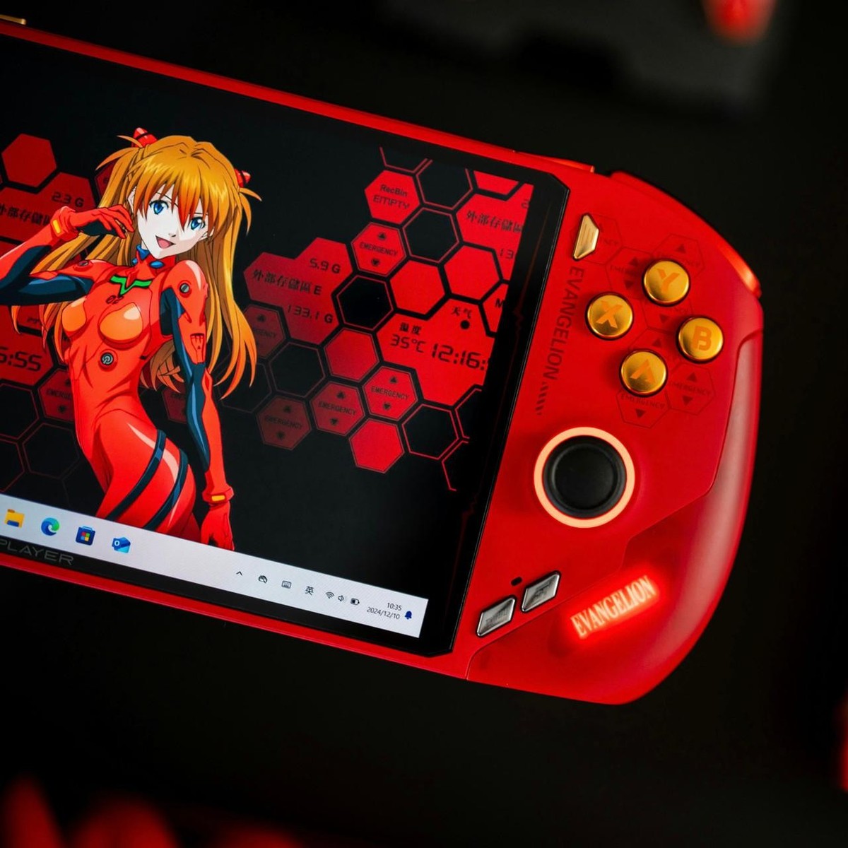 OneXPlayer F1 Pro x Evangelion Unit-02 Asuka Special Edition