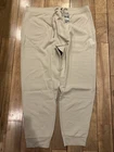 Polo Ralph Lauren Men’s Size 2XB Double Knit Leather Big Pony Sweatpants Beige